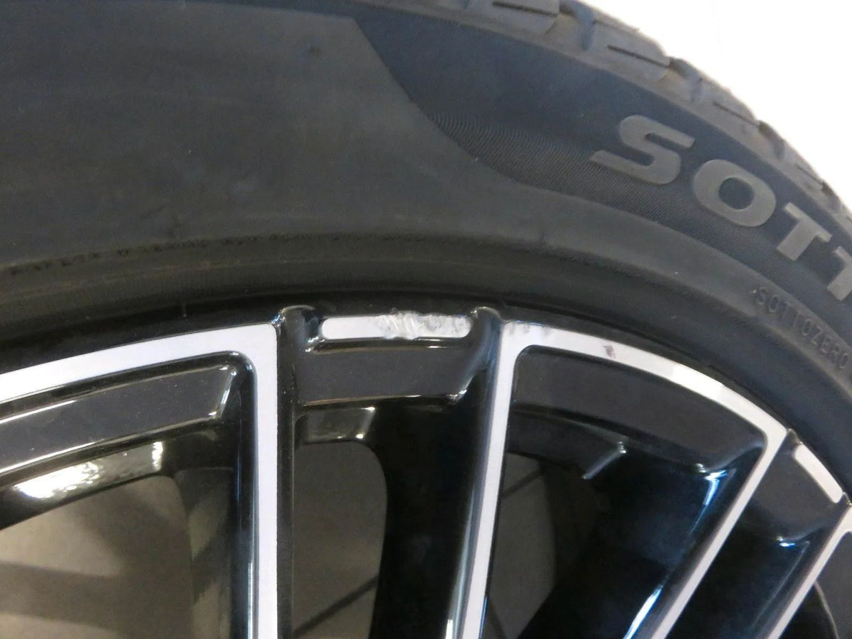 Original Mercedes C-Class W206 S206 Alloy Wheels Winter Tires 225 45 R18 Inch 6mm Detail view 7