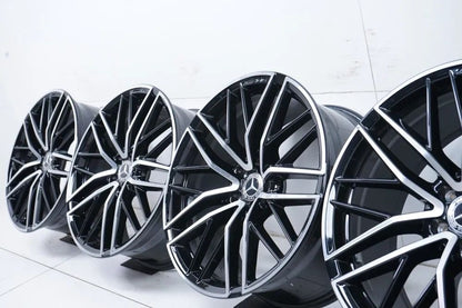 4 jantes alliage AMG Mercedes GLC43 W253 X253 21 pouces A2534015700 A2534015800