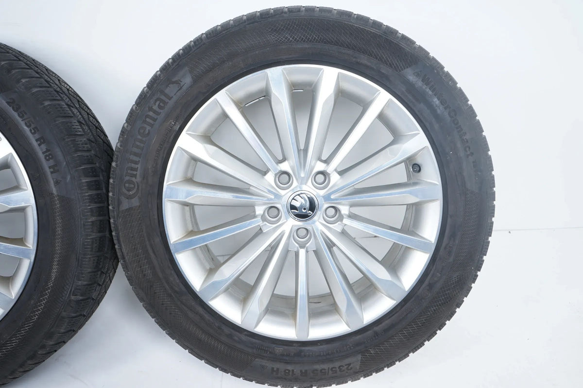Original Skoda Kodiaq Winter Wheels Winter Tires 235 55 18 Inch Detailansicht 6