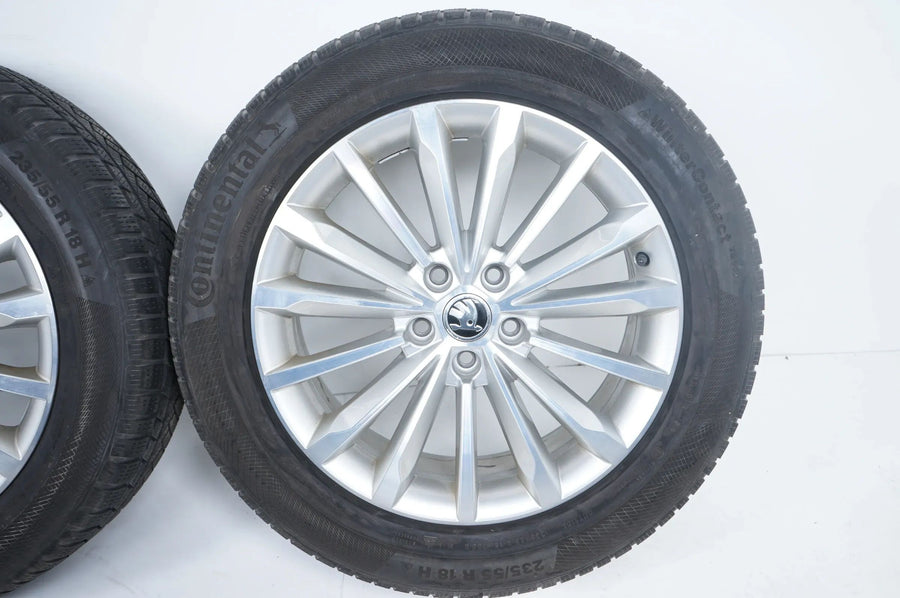 Original Skoda Kodiaq Winter Wheels Winter Tires 235 55 18 Inch