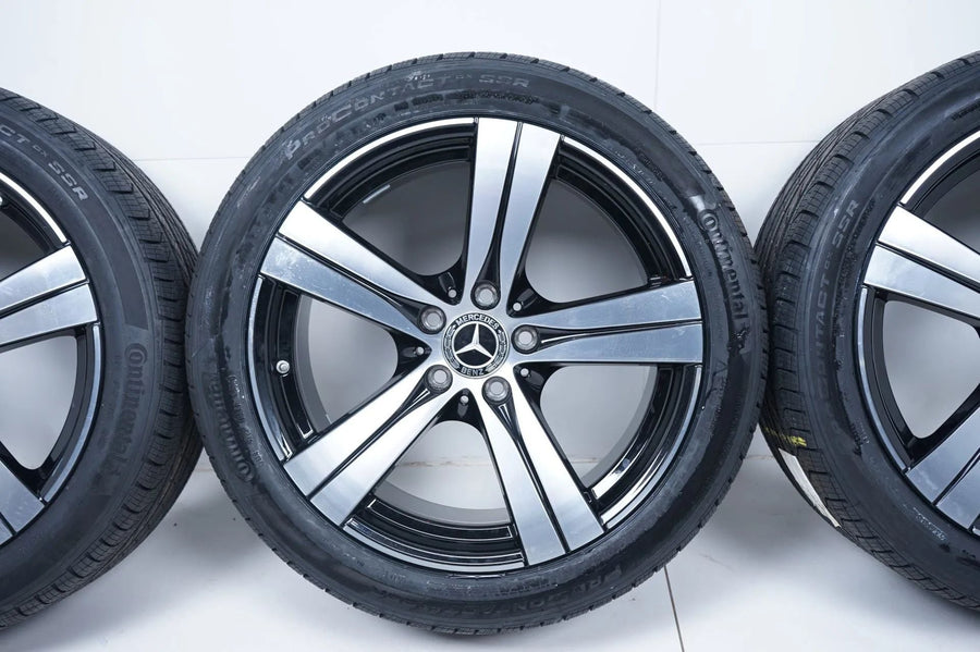 Original Mercedes C-Klasse W206 S206 18 Zoll Alufelgen mit neuen Winterreifen