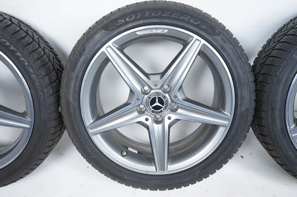 Mercedes C Klasse W205 AMG Winterreifen Winterräder 18 Zoll Vue détaillée 5