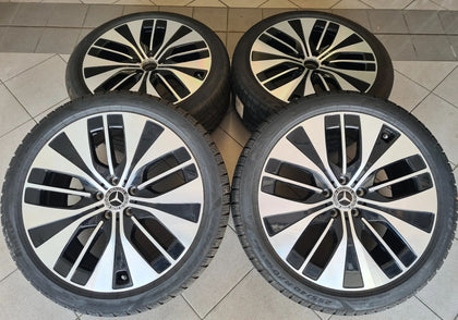 Original Mercedes EQE V295 alufælge vinterdæk TOP vinterhjul 255 40 R20 7mm