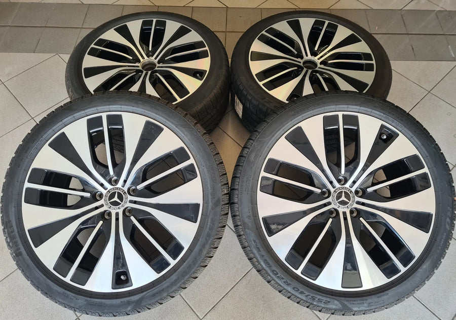 Original Mercedes EQE V295 Alufelgen Winterreifen TOP Winterräder 255 40 R20 7mm