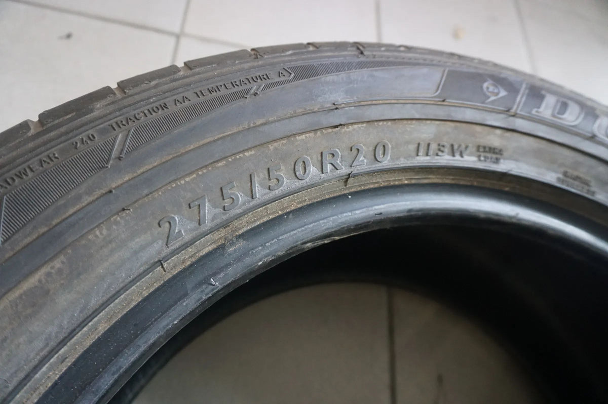 1 X 275 50 R20 113W Sommerreifen Dunlop SP Sport Maxx RT2 MO 2017 7mm Detailansicht 3
