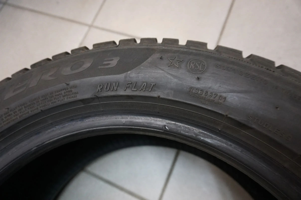 1 X 205 55 R16 91H Winterreifen Pirelli SottoZero 3 RSC RFT RunFlat 2019 6mm Detailansicht 4
