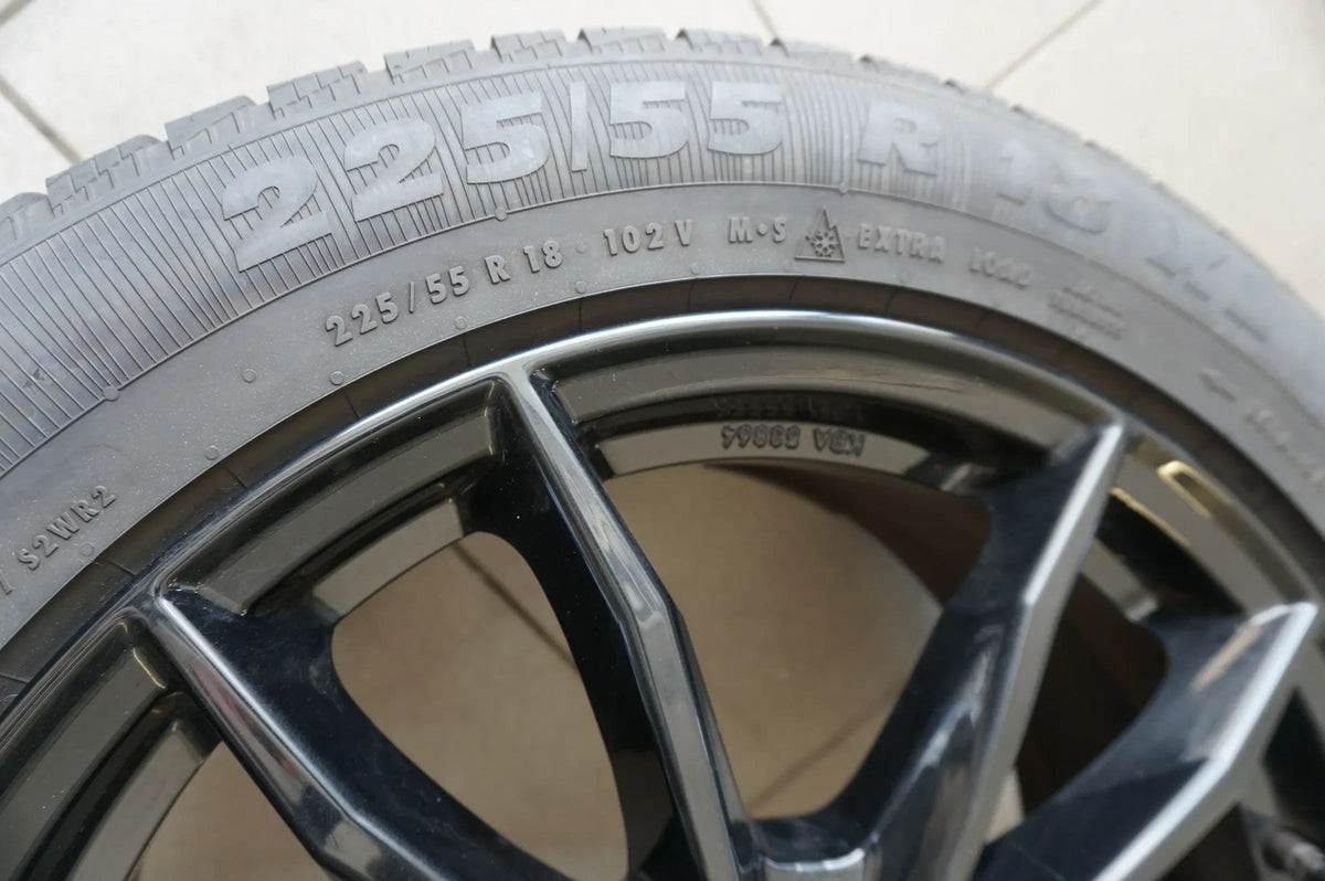 BMW 5er G60 G61 18 Zoll Alufelgen Winterräder Winterreifen 225 55 R18 2023 7mm Vue détaillée 3