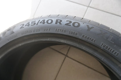 1 X 245 40 R20 99V Sommerreifen Continental PremiumContact 6 SSR RunFlat 6,5mm