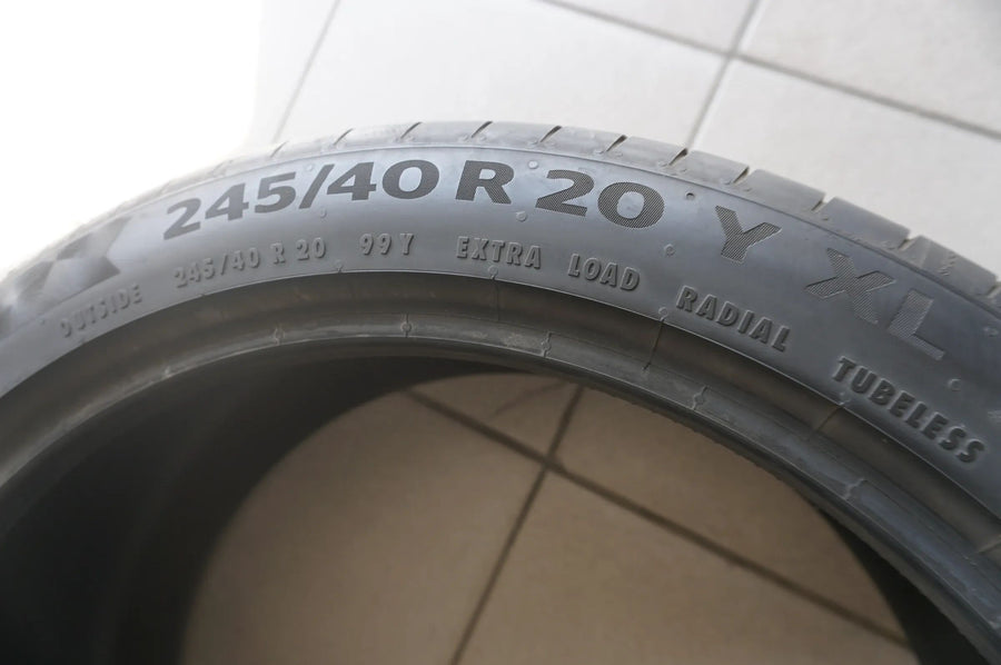 1 X 245 40 R20 99V Sommerreifen Continental PremiumContact 6 SSR RunFlat 6,5mm