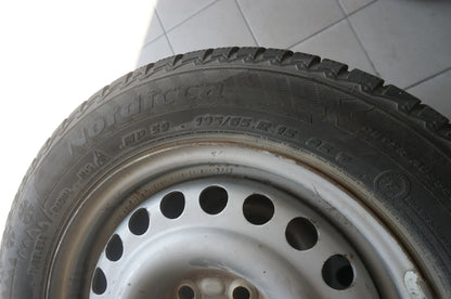 Cerchi in acciaio Ford C-Max DM2 Focus II Tourneo, cerchi, pneumatici invernali 195 65 R15 95T