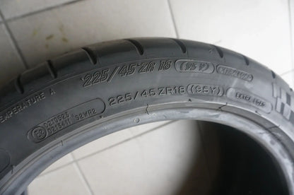 2 X 225 45 ZR18 R18 95Y Pneus été Michelin Pilot Super Sport * 7mm