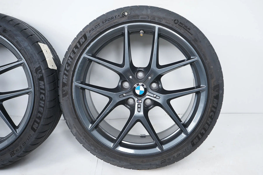 Bmw 1er 2er F40 F44 cerchi estivi pneumatici estivi 225 40 18 pollici 554M 8092353