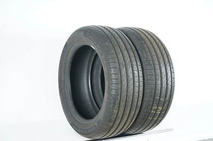 2 pneus été Pirelli 225/55/18 pouces DOT23, profondeur de sculpture d'environ 7 mm