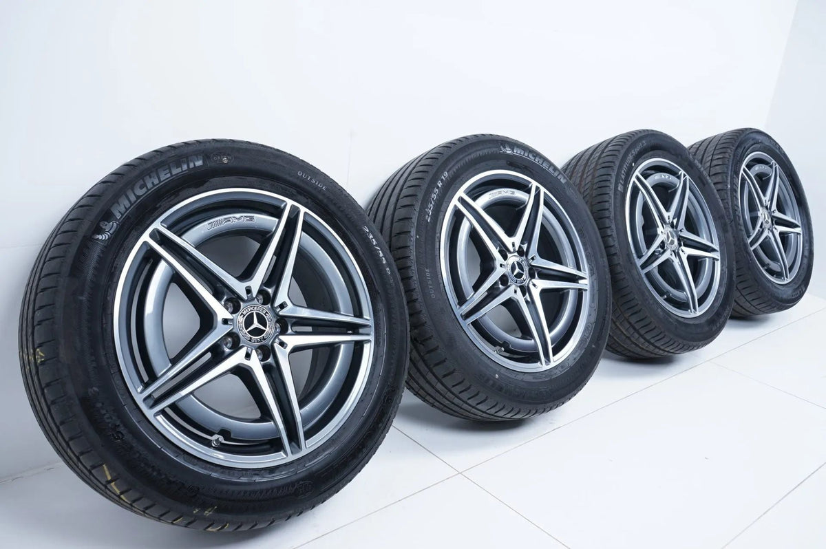 Mercedes EQC 19 Zoll AMG Alufelgen Winterräder mit neuen Winterreifen 235 55 255 50 R19