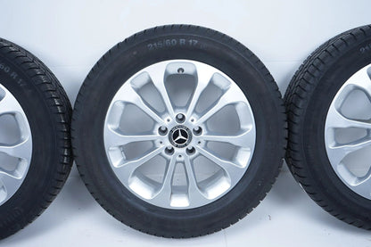 Pneus/jantes hiver Mercedes GLA W156 X156 215/60/17 pouces