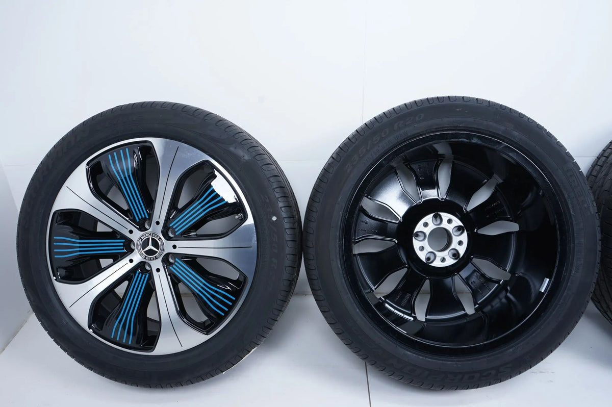 Original Mercedes EQC Alloy Wheels Summer Wheels Summer Tires 235 50 255 45 R 20 Inch Detailansicht 17