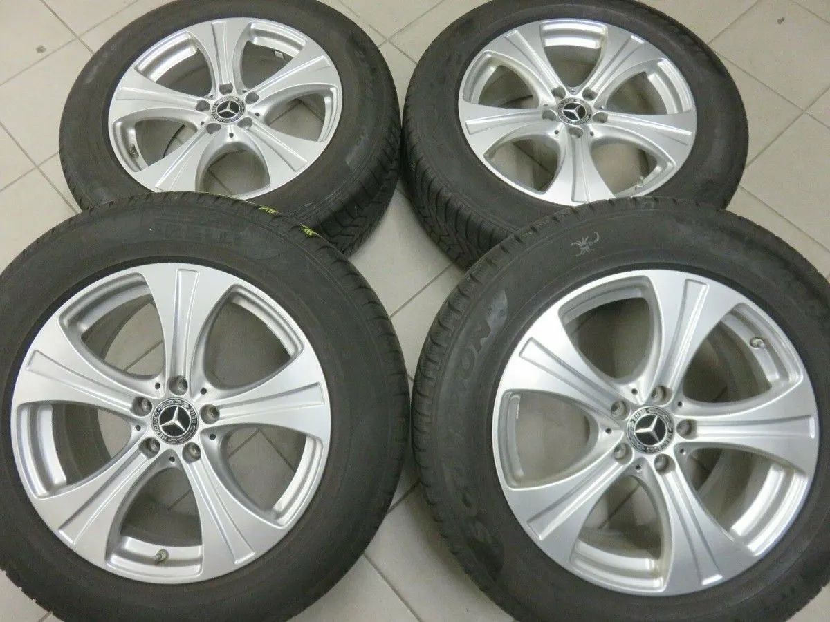 Jantes en aluminium de 18 pouces d'origine Mercedes GLC W253 X253 C253 avec pneus hiver