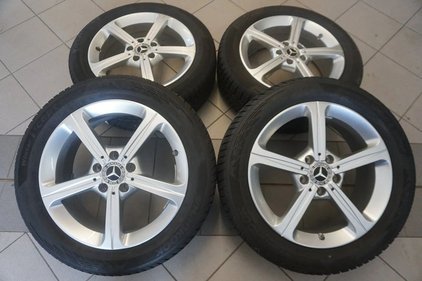 Original Mercedes A-Class W177 B-Class CLA C118 17 inch Alloy Wheels Winter Tires