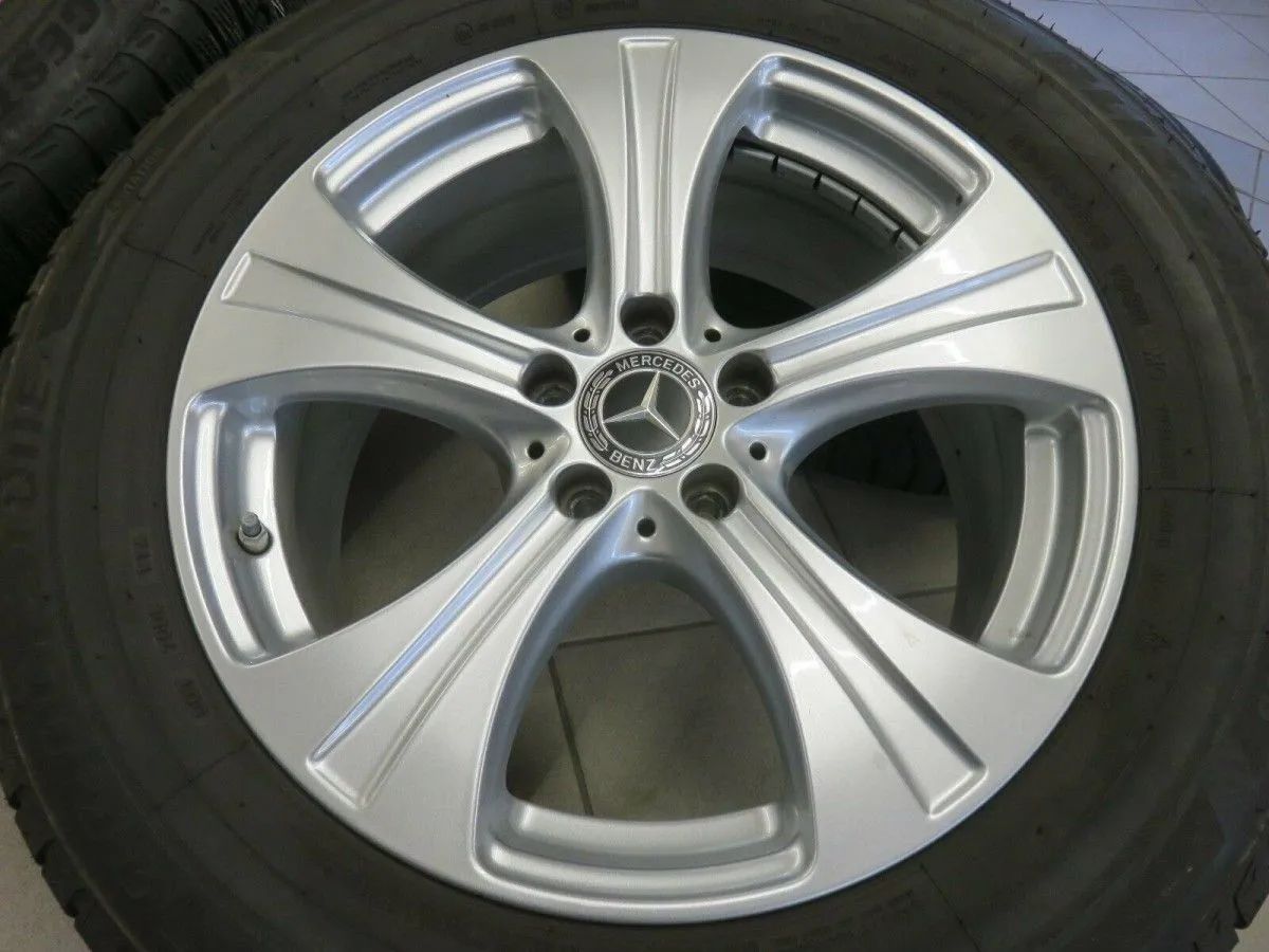 Original Mercedes GLC X253 Alufelgen Winterräder Winterreifen 235 60 R18 7mm Detailansicht 4