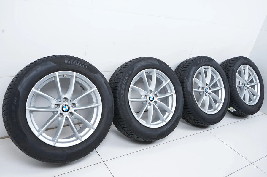 Pneus hiver BMW X3 X4 G01 G02, jantes hiver 225/60/18 pouces