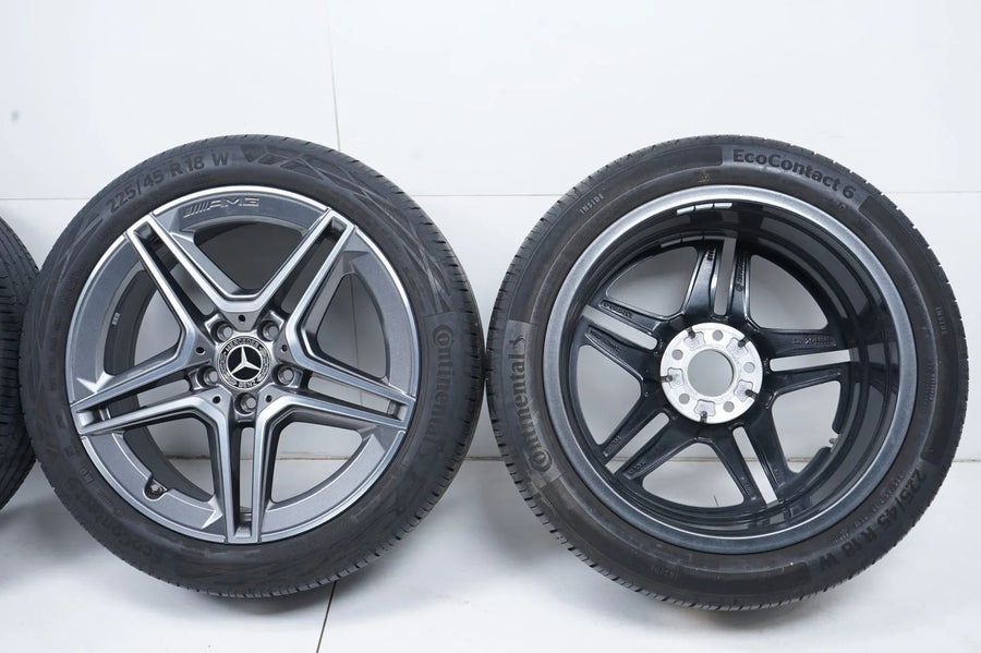Mercedes A-Class W177 CLA C118 TOP 18-inch AMG Alloy Wheels Summer Tires 225 45 R18