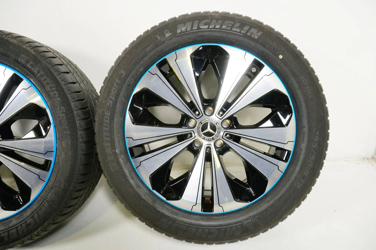 Original Mercedes EQC N293 Alloy Wheels Summer Tires 235 55 R19 Inch Detailansicht 6
