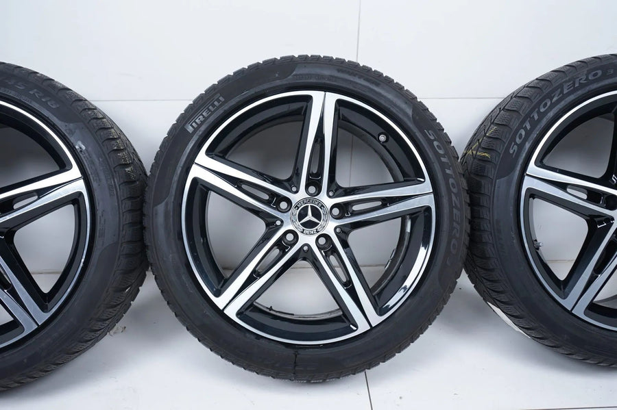 Mercedes AB Class W177 winter wheels, winter tires 225 45 18 inch