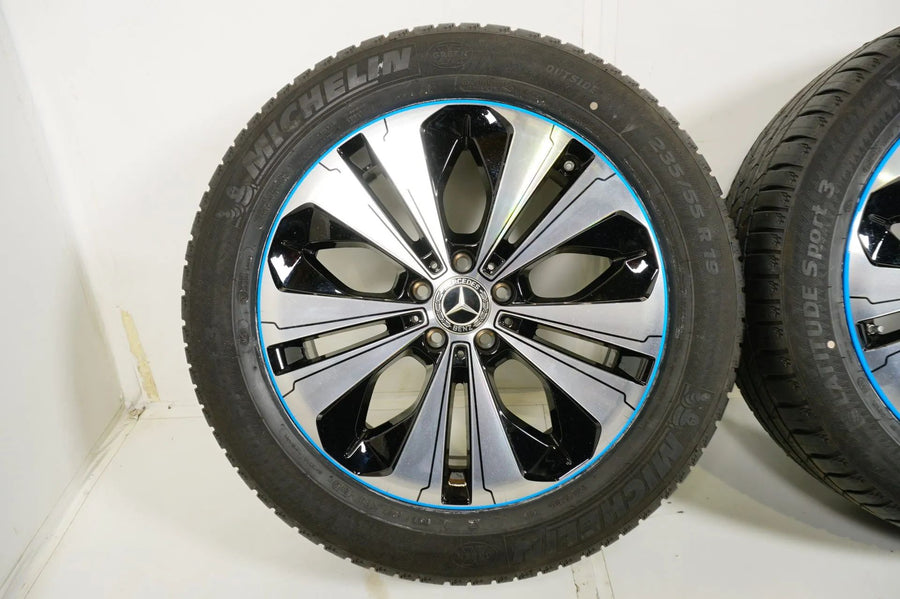 Original Mercedes EQC N293 Alloy Wheels Summer Tires 235 55 R19 Inch