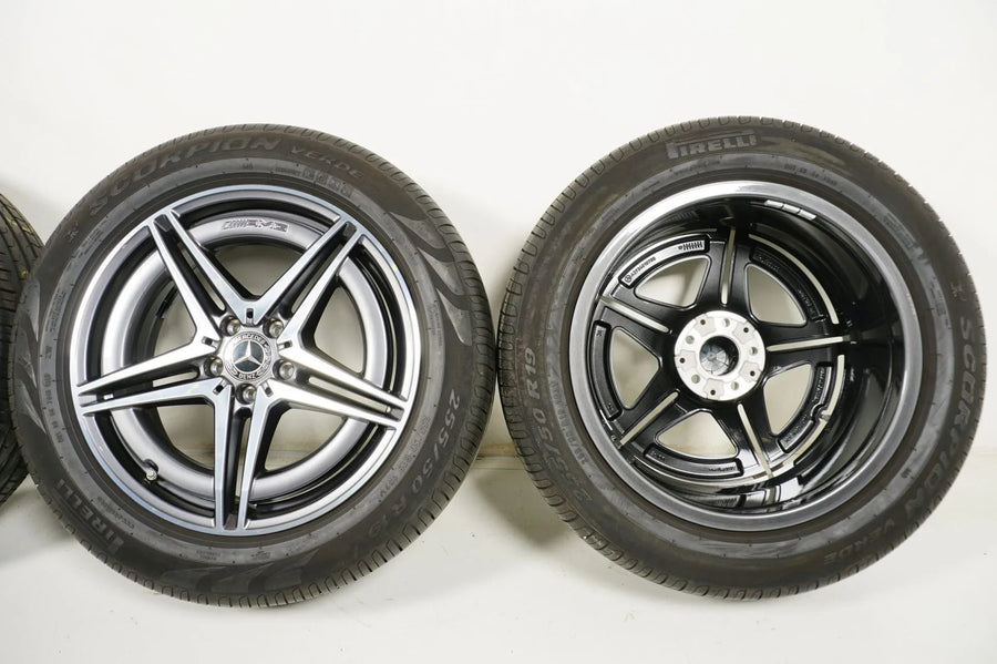 Mercedes EQC 19 Zoll AMG Alufelgen Winterräder mit neuen Winterreifen 235 55 255 50 R19