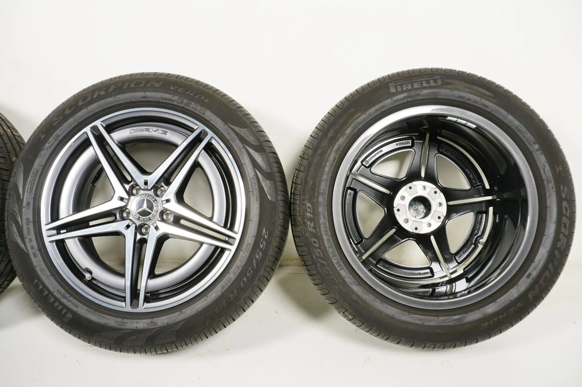 Mercedes EQC 19 inch AMG alloy wheels summer wheels summer tires 235 55 255 50 R19 Detailansicht 16
