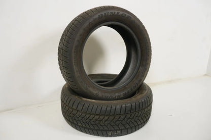 2x Like New Dunlop Winter Tires 255 55 19 inch approx. 7.5 mm DOT18 MO