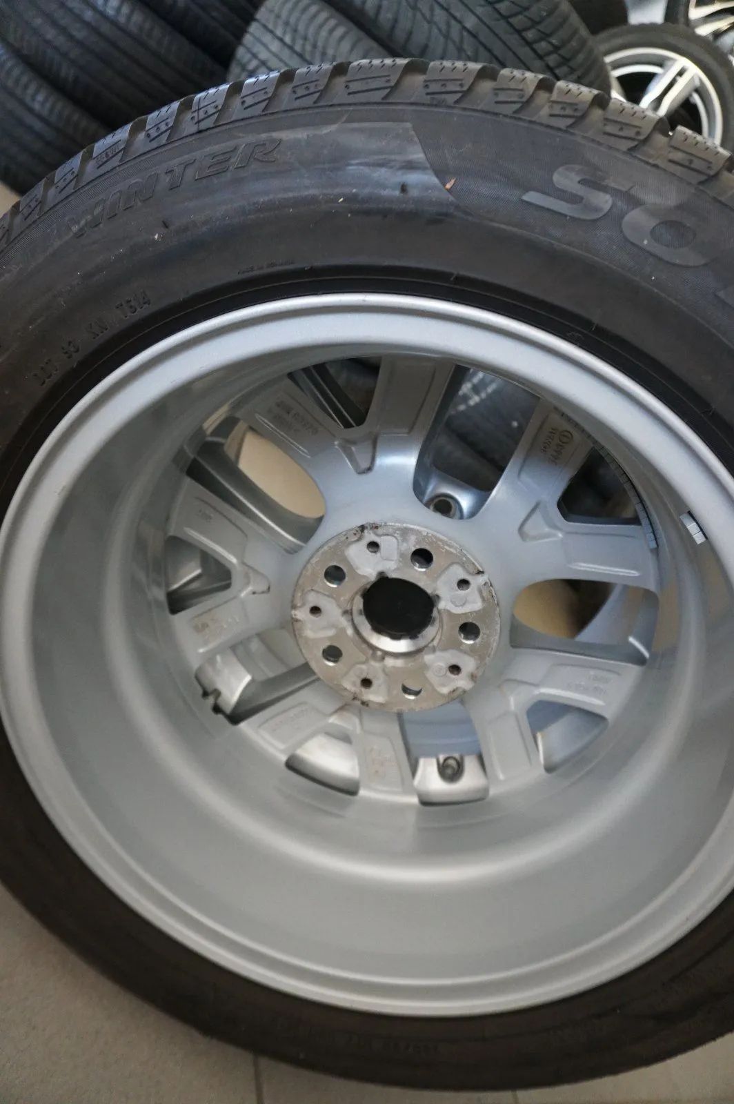 Genuine BMW X1 F48 X2 F39 Alloy Wheels Winter Tires 205 60 R17 7mm Detailansicht 10