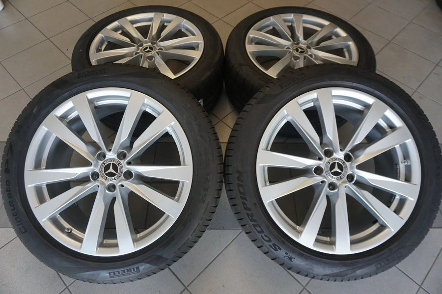 Original Mercedes S-Class W223 V223 19 Inch Alloy Wheels Summer Tires