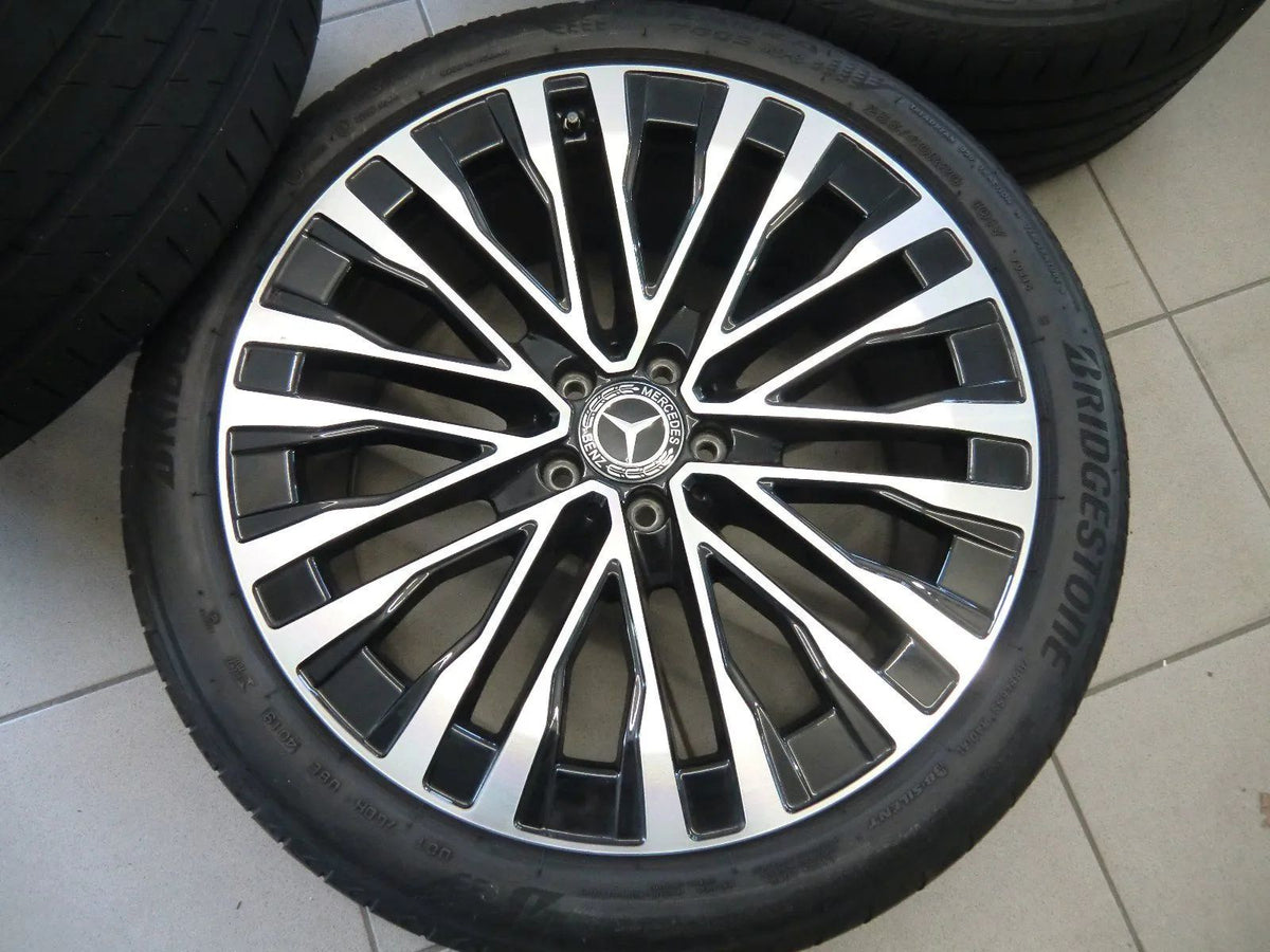 Original Mercedes S-Class W223 V223 TOP Alloy Wheels Summer Tires 255 40 R20 Inch Detailansicht 3