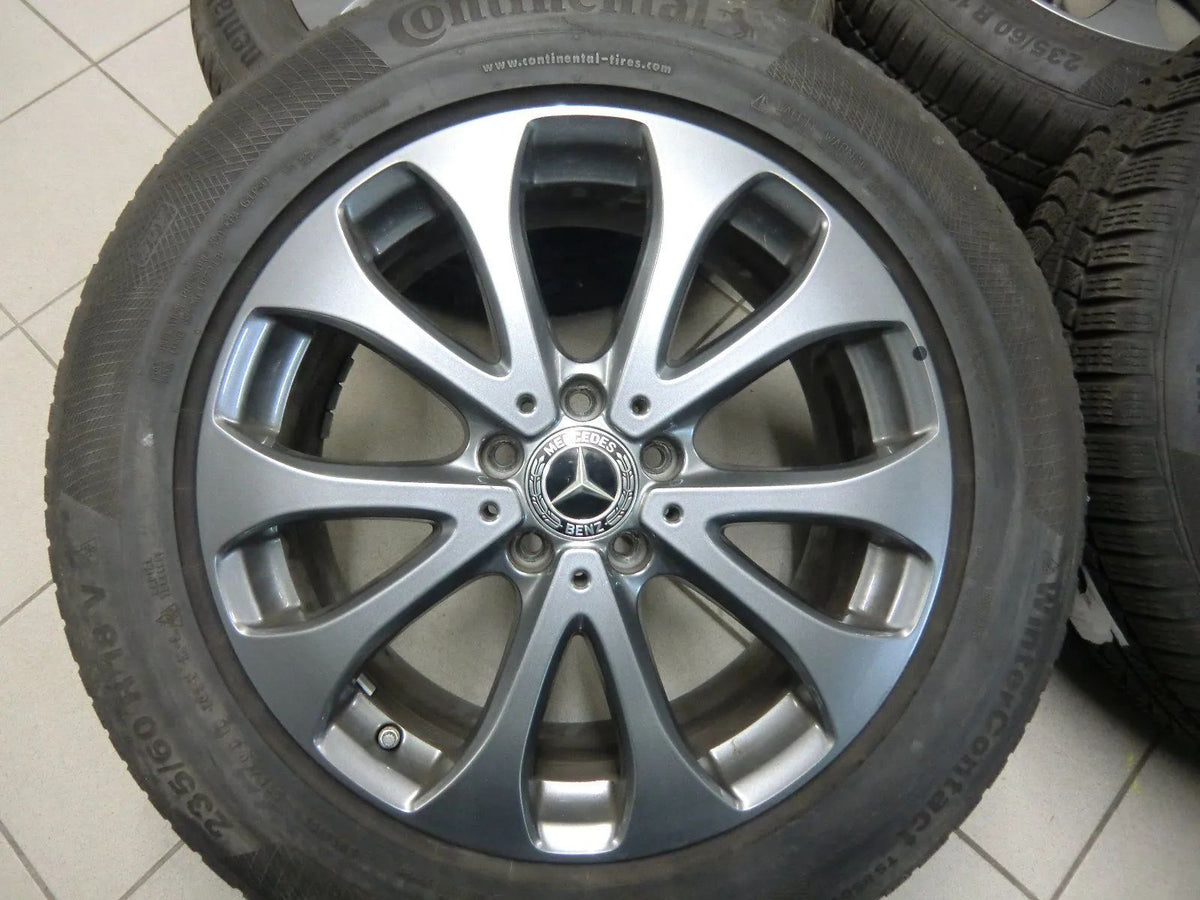 Cerchi in lega originali Mercedes GLC X253 C253 da 18 pollici, pneumatici invernali, ruote invernali 6 mm Visualizzazione dettagliata 5