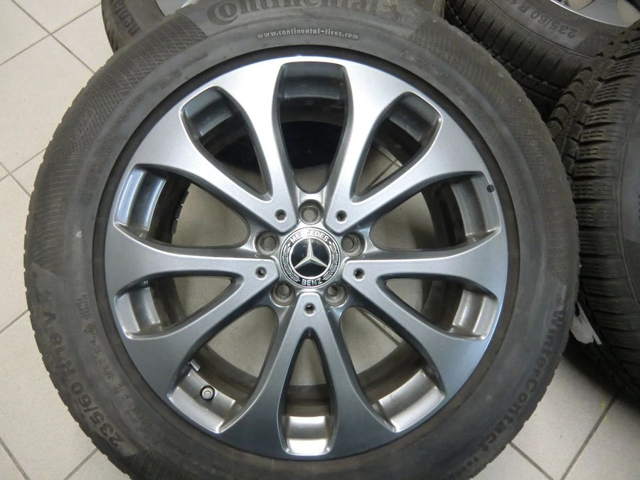 Cerchi in lega originali Mercedes GLC X253 C253 da 18 pollici, pneumatici invernali, ruote invernali 6 mm