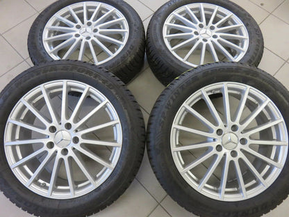 Cerchi in lega originali Mercedes GLA X156, ruote invernali, pneumatici invernali 215 55 R18 pollici 7 mm