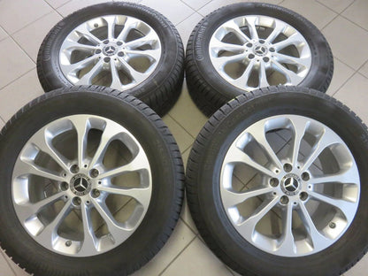 Original Mercedes GLA X156 Alloy Wheels Winter Tyres 215 60 R17 8mm