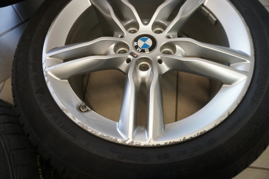 Original BMW 2 Series F45 F46 Active Gran Tourer Alloy Wheels Winter Tires 205 55 R17