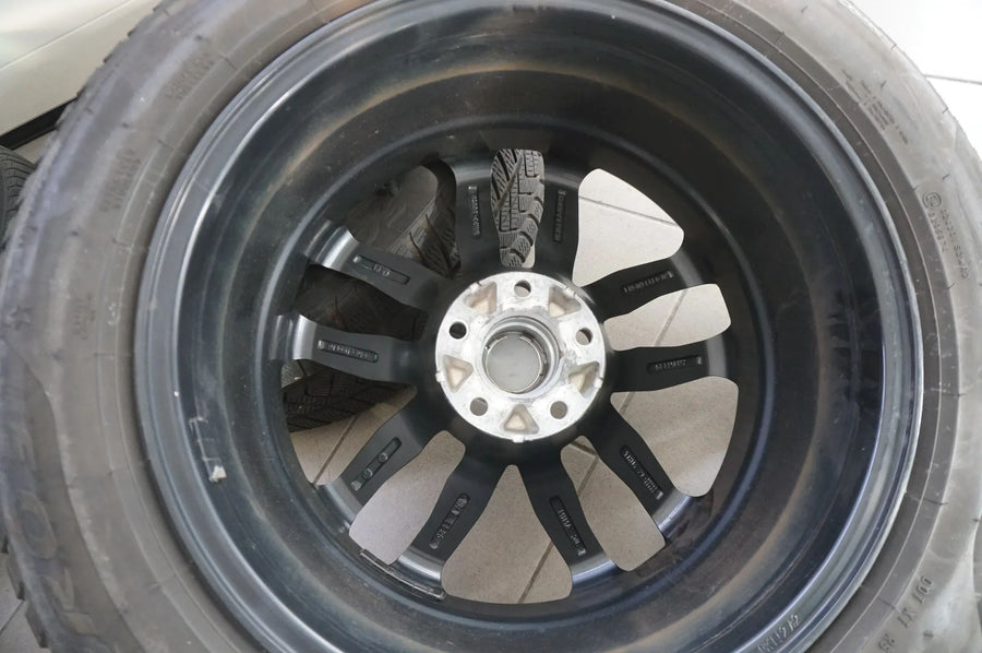 Cerchi in lega BMW X3 G01 X4 G02, ruote invernali, pneumatici invernali 225 60 R18, 6 mm