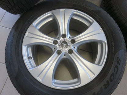 Cerchi in lega originali Mercedes GLC X253 C253 da 18 pollici, ruote complete invernali, pneumatici invernali 6mm