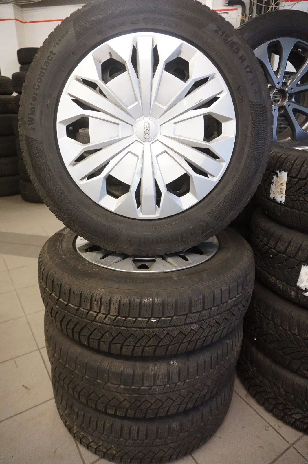 Originele Audi Q3 VW Tiguan II Skoda Kodiaq 17 inch stalen velgen velgen