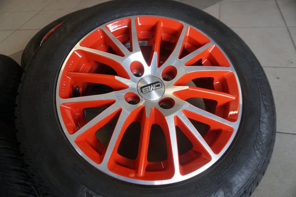 VW Up Skoda Citigo Seat Mii Alloy Wheels All-Weather Tires Allseason 165 70 R14 8mm Detailansicht 6