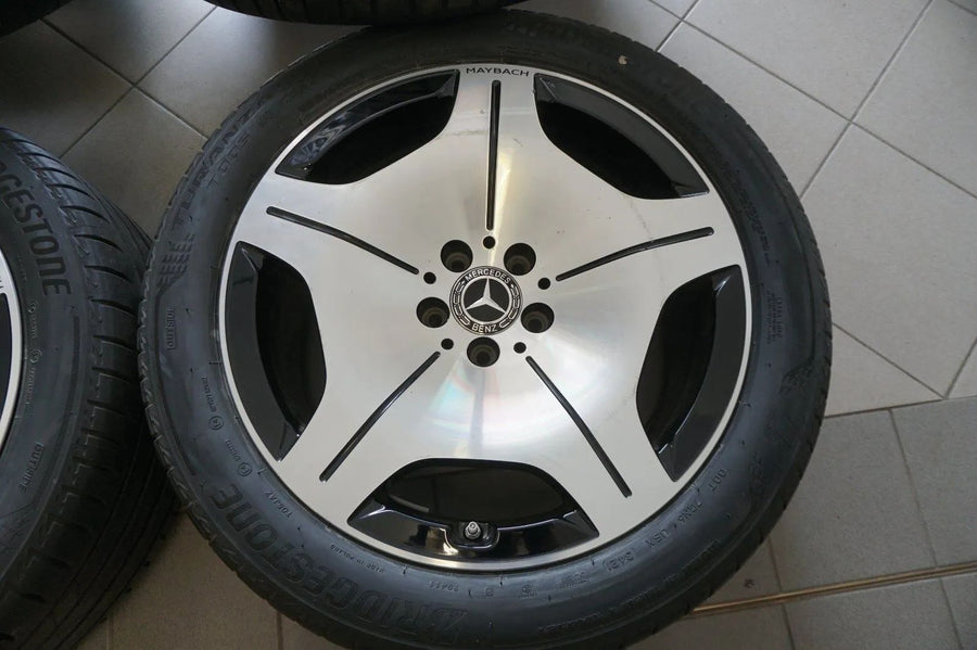 Jantes aluminium Mercedes Classe S W223 V223 Maybach 19 pouces pneus été d'origine