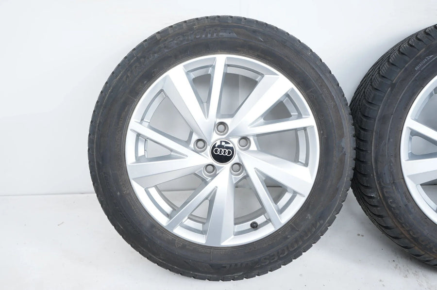 Original Audi Q2 GA Alufelgen Allwetterräder mit neuen Allwetterreifen 215 55 R17