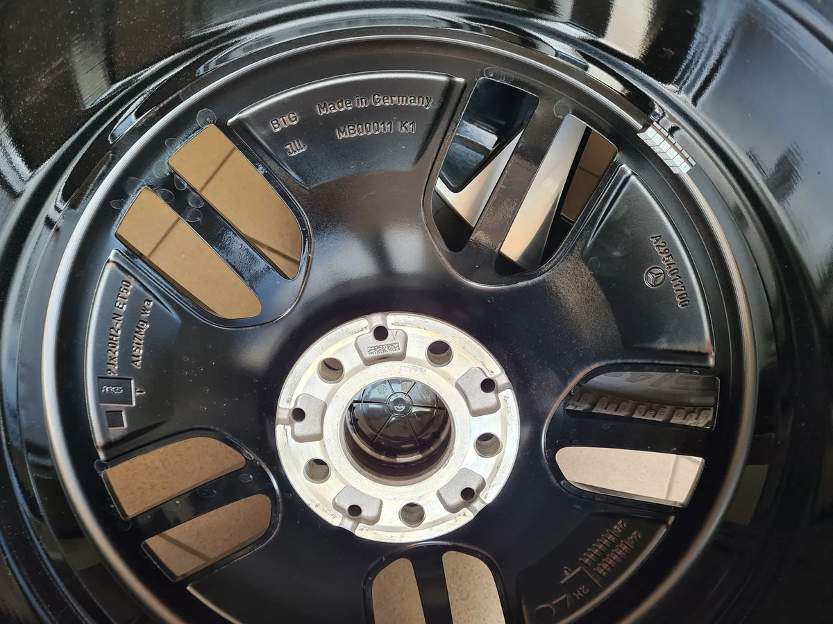 Original Mercedes EQE V295 Alufelgen Winterreifen TOP Winterräder 255 40 R20 7mm Detailansicht 5
