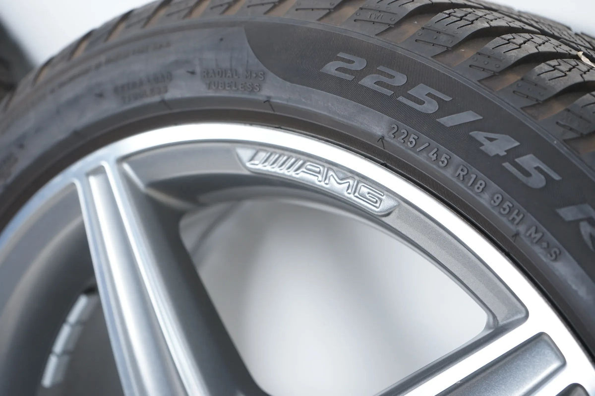 Mercedes C Klasse W205 AMG Winterreifen Winterräder 18 Zoll 7mm Detailansicht 13