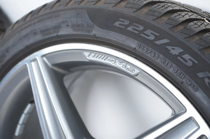 Mercedes C Klasse W205 AMG Winterreifen Winterräder 18 Zoll 7mm