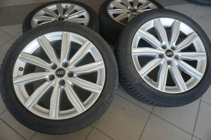Cerchi in lega originali Audi A6 C8 4K A4 F2, ruote invernali, pneumatici invernali 245 45 R19, 8 mm