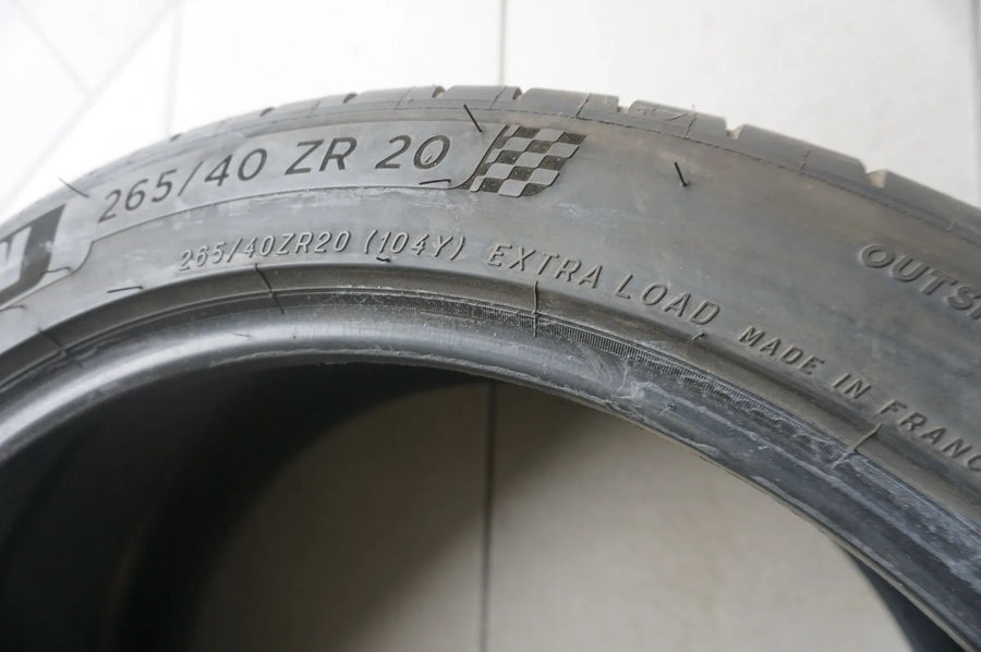 1 X 265 40 ZR20 R20 104Y Summer Tire Michelin Pilot Sport 4S MO1 2022 7mm